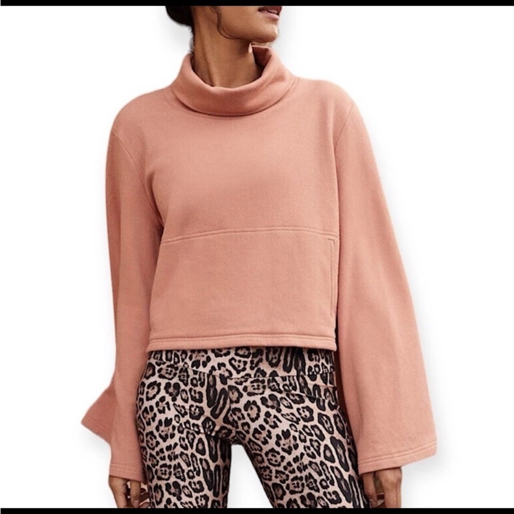 Free People Movement women's turtleneck sweatshirt Size XS-S-M 100% cotton